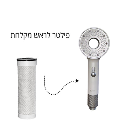 פילטר נוסף לראש מקלחת
